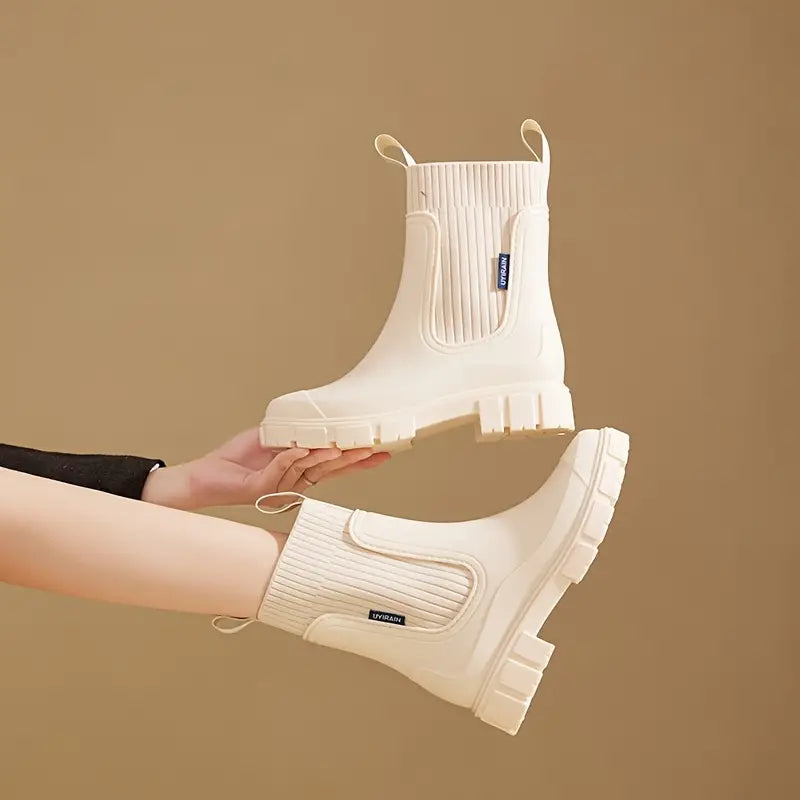 Botines Mujer Impermeables Suela Gruesa Antideslizante
