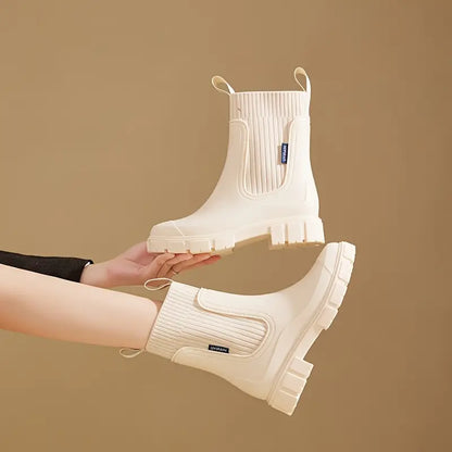 Botines Mujer Impermeables Suela Gruesa Antideslizante