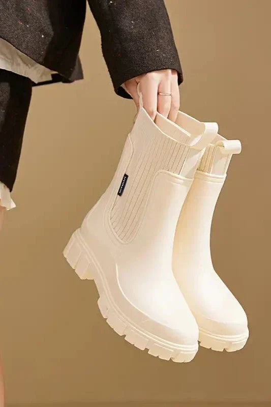 Botines Mujer Impermeables Suela Gruesa Antideslizante - Mavetta