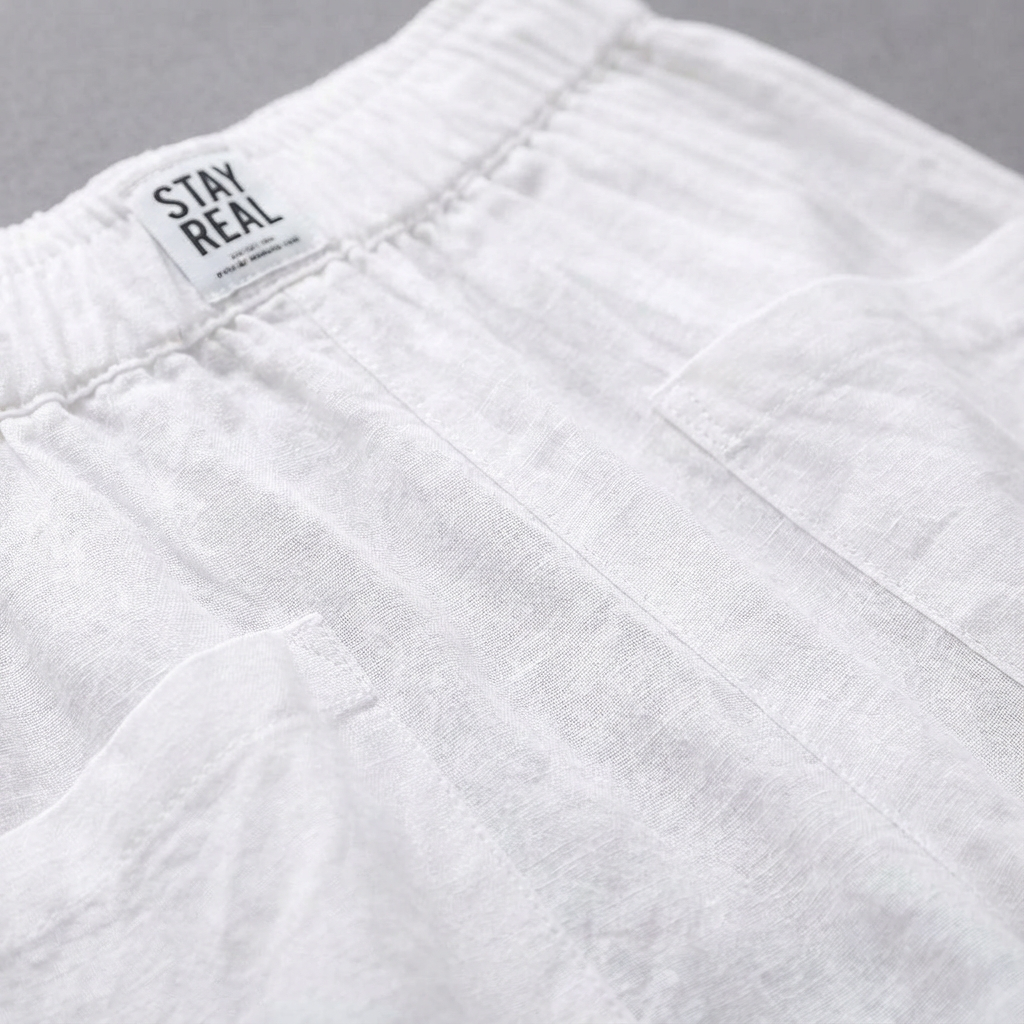 Pantalones Rectos Mujer Cintura Elástica Comodos