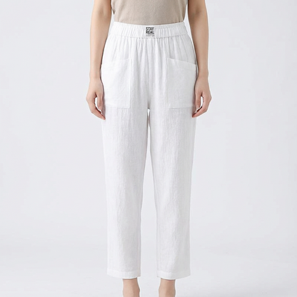 Pantalones Rectos Mujer Cintura Elástica Comodos - Mavetta