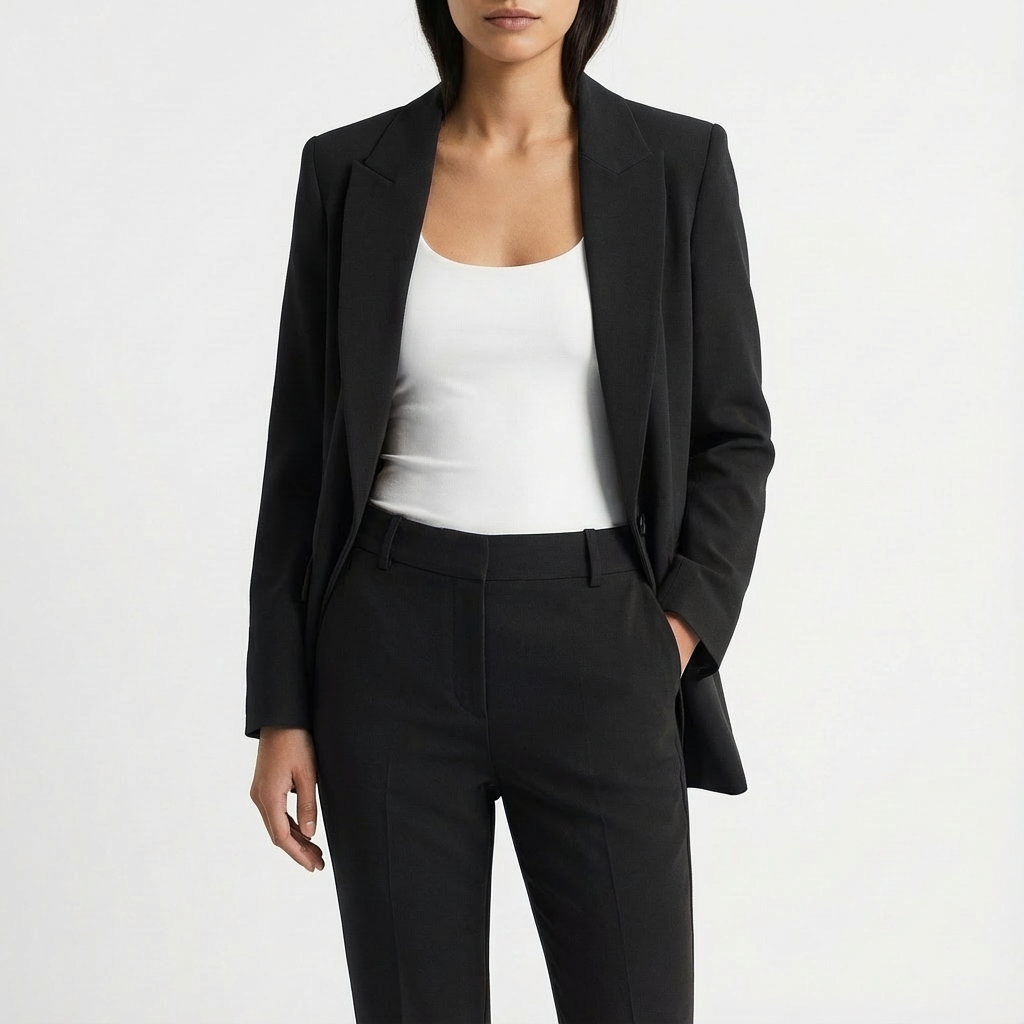 Conjunto Mujer Blazer Manga Larga Ajuste Clásico