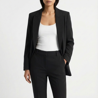 Conjunto Mujer Blazer Manga Larga Ajuste Clásico