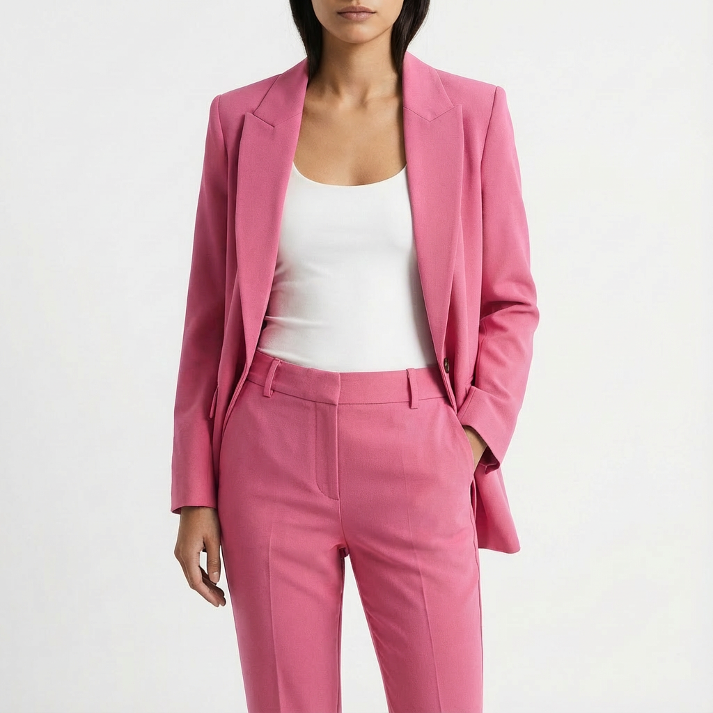 Conjunto Mujer Blazer Manga Larga Ajuste Clásico