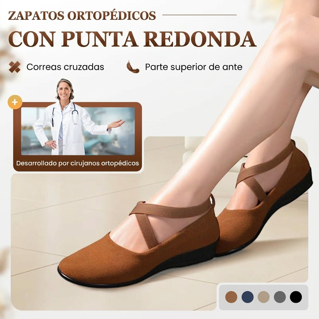 Zapatos ortopédicos mujer ligeros cómodos antideslizantes - Mavetta