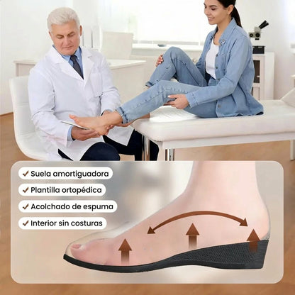 Zapatos ortopédicos mujer ligeros cómodos antideslizantes