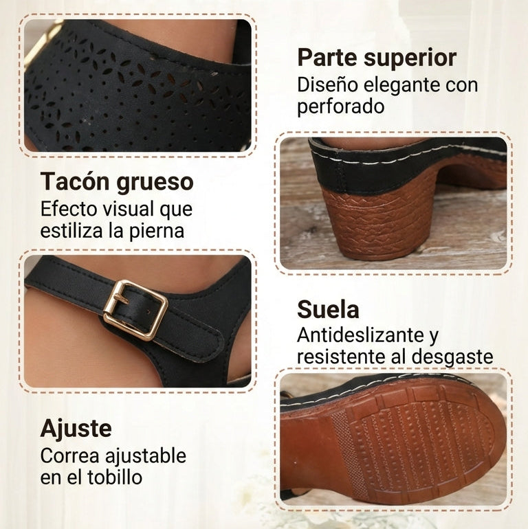 Sandalias Mujer Tacón Alto Elegantes
