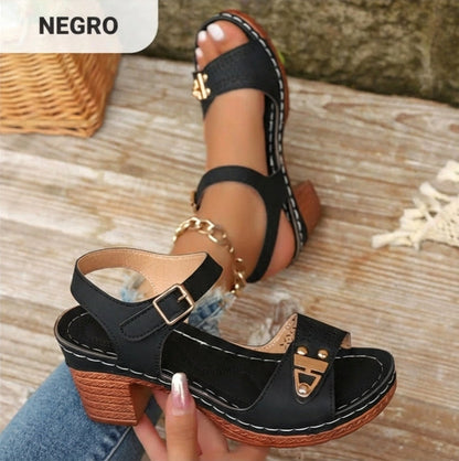Sandalias Mujer Tacón Alto Elegantes