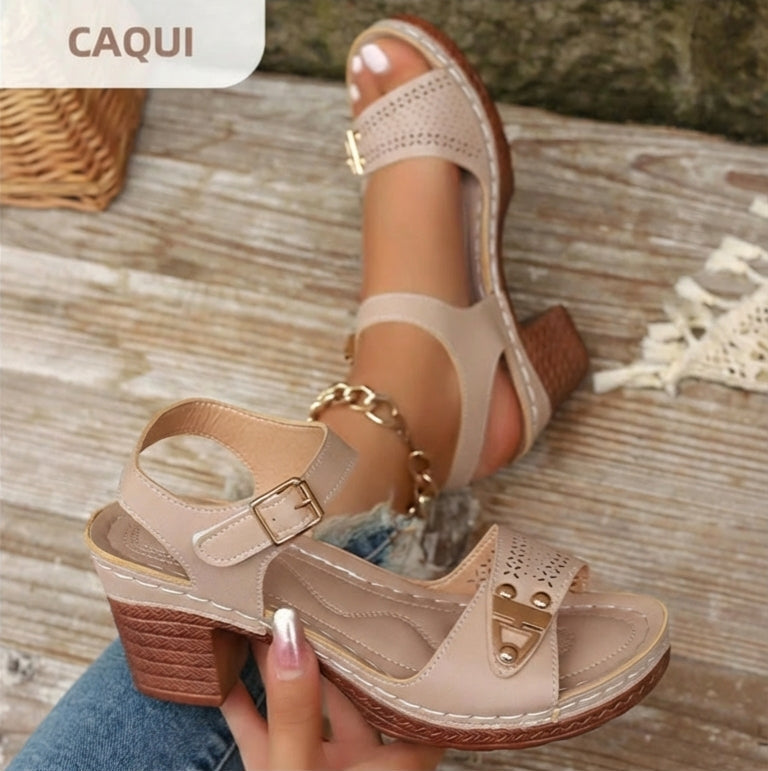 Sandalias Mujer Tacón Alto Elegantes