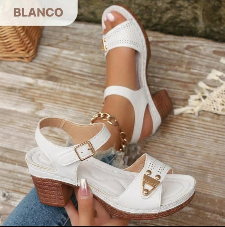 Sandalias Mujer Tacón Alto Elegantes