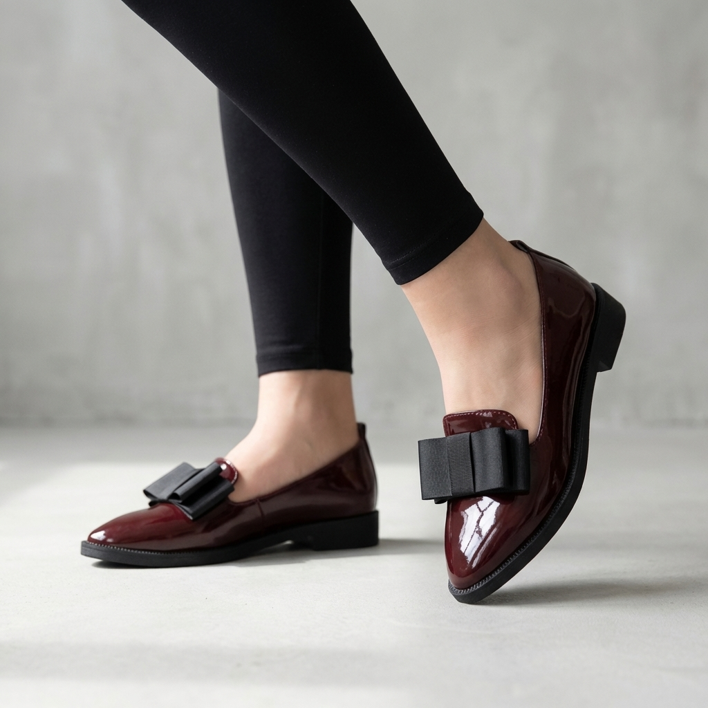 Mocasines Mujer Ortopédicos Piel Suave Lazo Decorativo - Mavetta