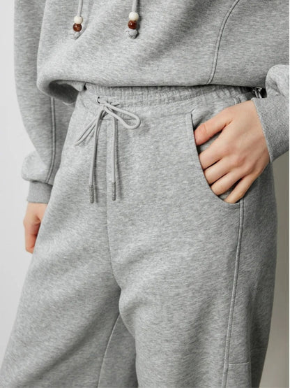 Pantalones Mujer Pernera Recta Algodón Cintura Elástica