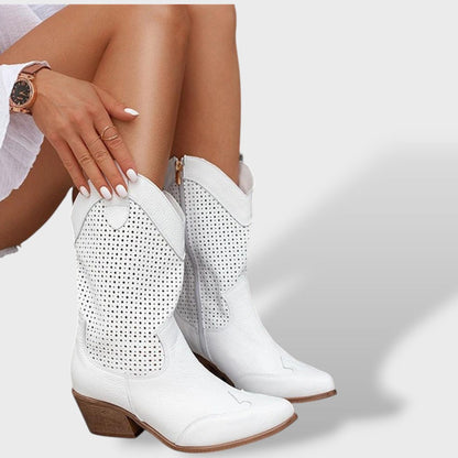 Botas Cowboy Mujer Ajuste Clasico