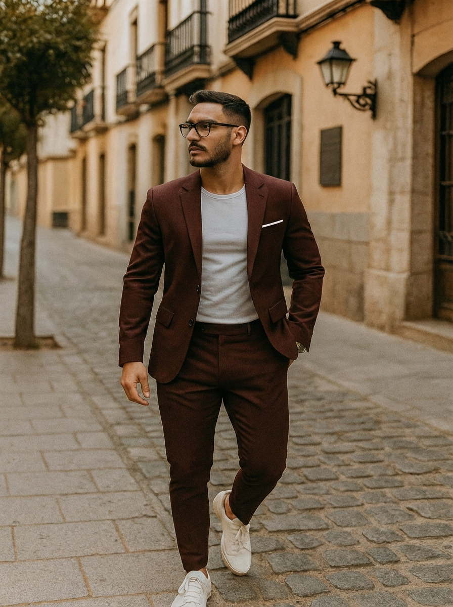 Traje Hombre Formal Corte Clasico Ajustado