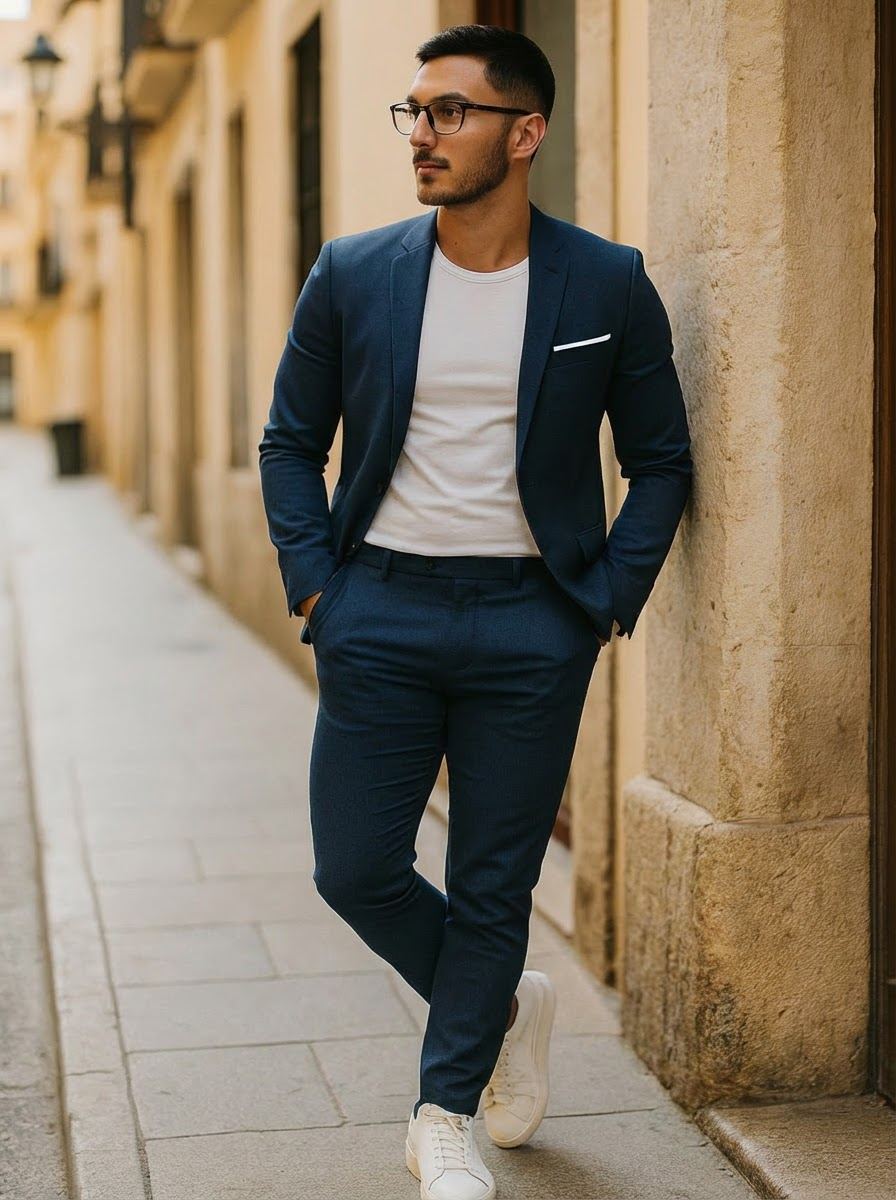 Traje Hombre Formal Corte Clasico Ajustado