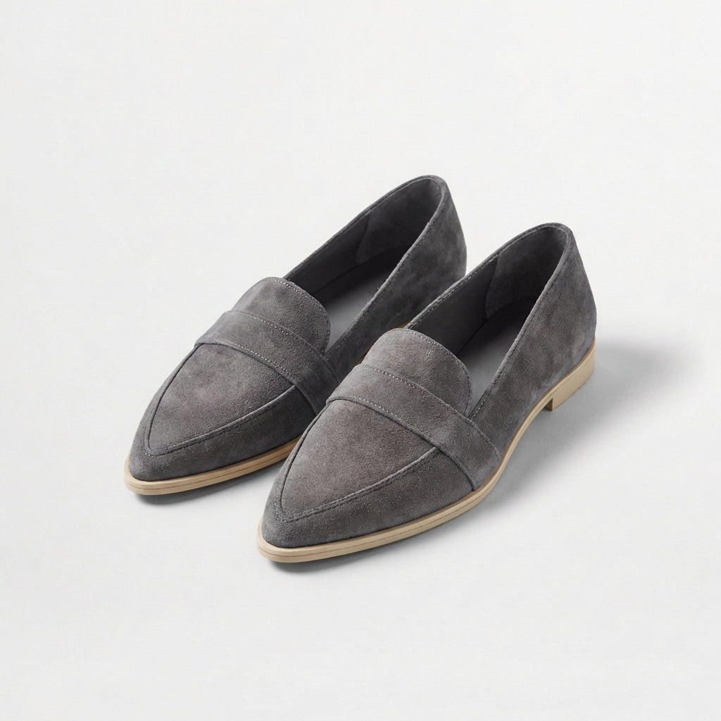 Mocasines Mujer Punta Afilada Clásicos Cuero