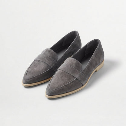 Mocasines Mujer Punta Afilada Clásicos Cuero