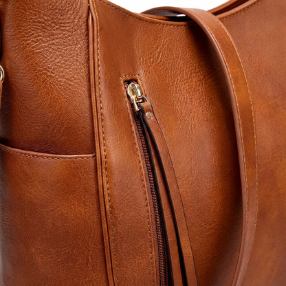 Bolso Hobo Mujer Cruzado Ajustable de Piel