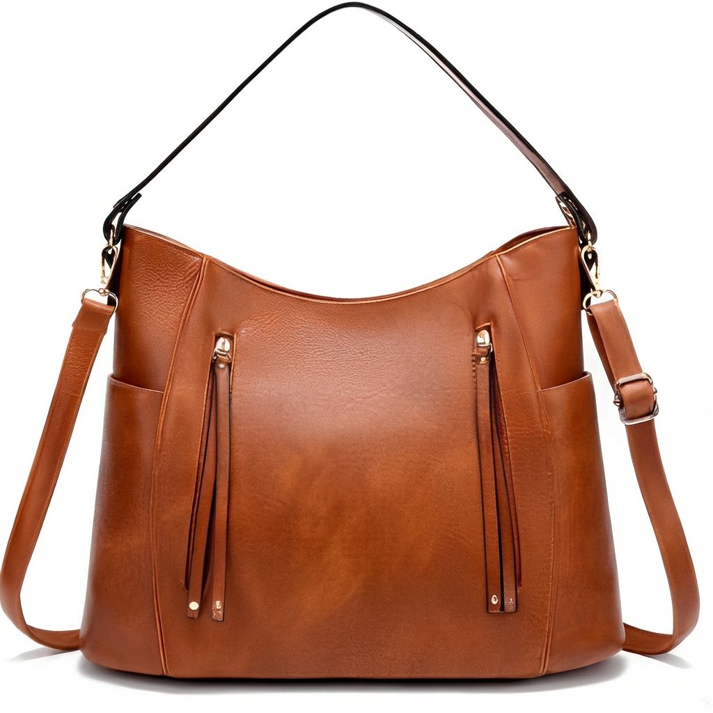 Bolso Hobo Mujer Cruzado Ajustable de Piel - Mavetta