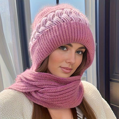 Set Mujer de Gorro y Bufanda Tejidos Conjunto - Mavetta