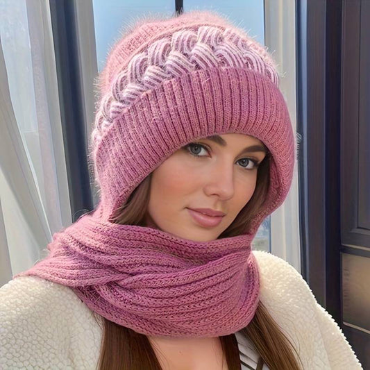 Set Mujer de Gorro y Bufanda Tejidos Conjunto - Mavetta