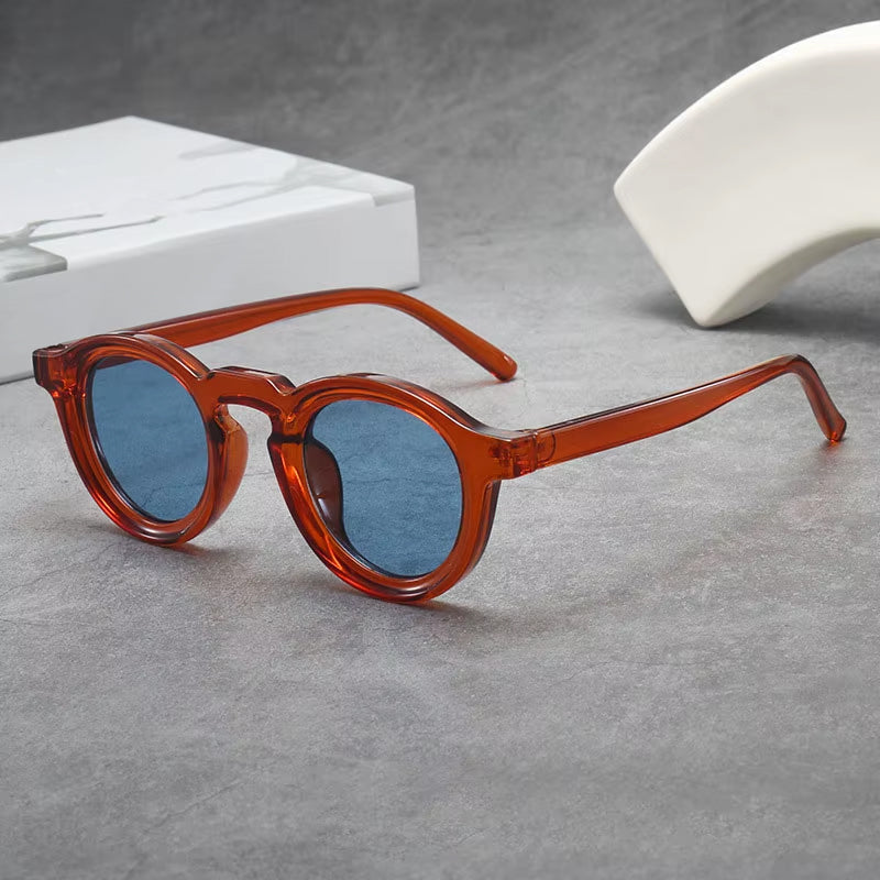 Gafas de Sol Unisex Montura Pequeña Lentes Tintadas UV400