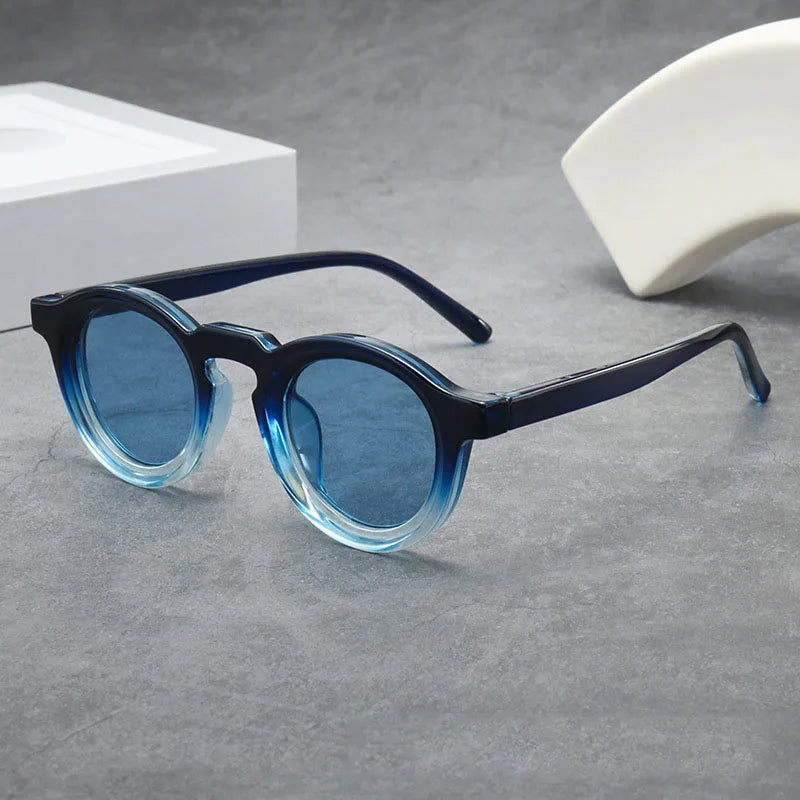 Gafas de Sol Unisex Montura Pequeña Lentes Tintadas UV400