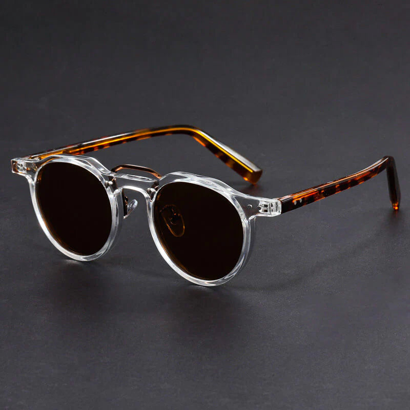 Gafas de Sol Unisex Montura Metal Redondas Protección UV400