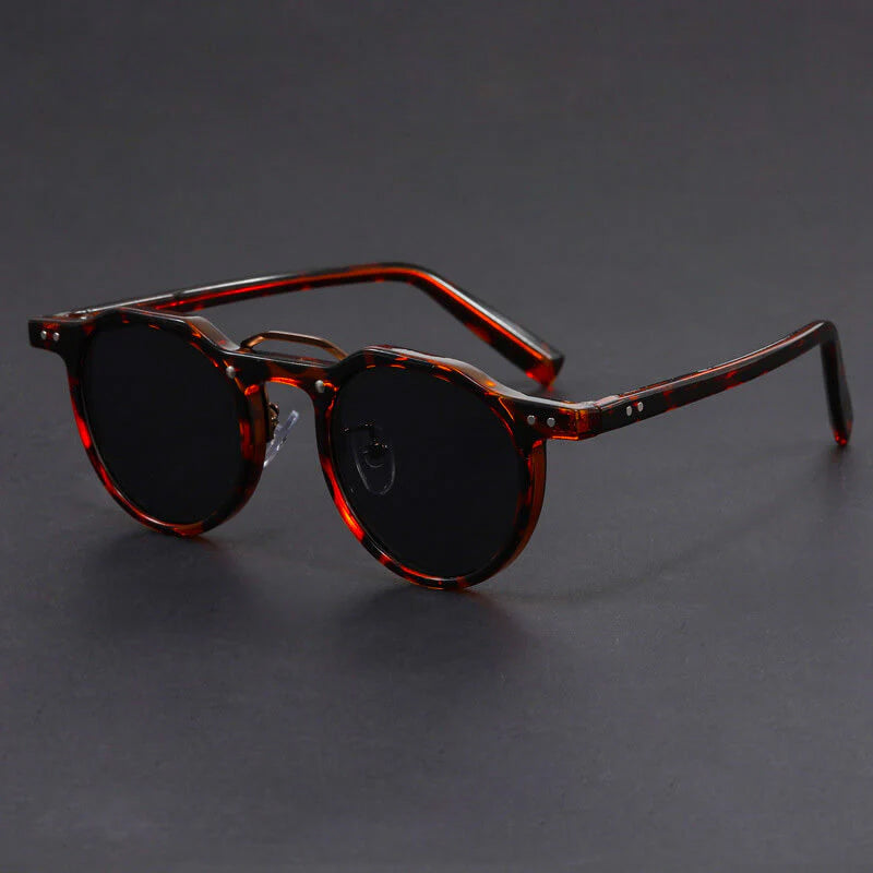 Gafas de Sol Unisex Montura Metal Redondas Protección UV400