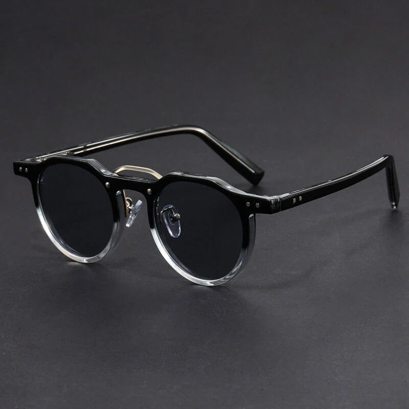 Gafas de Sol Unisex Montura Metal Redondas Protección UV400
