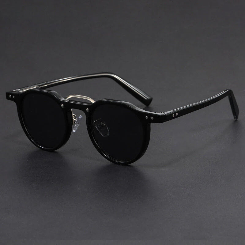 Gafas de Sol Unisex Montura Metal Redondas Protección UV400