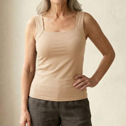 Camiseta Mujer con Sujetador Integrado Ajuste Confortable