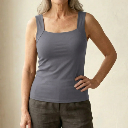 Camiseta Mujer con Sujetador Integrado Ajuste Confortable