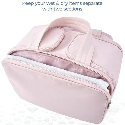 Bolsa de viaje mujer espaciosa para productos de belleza