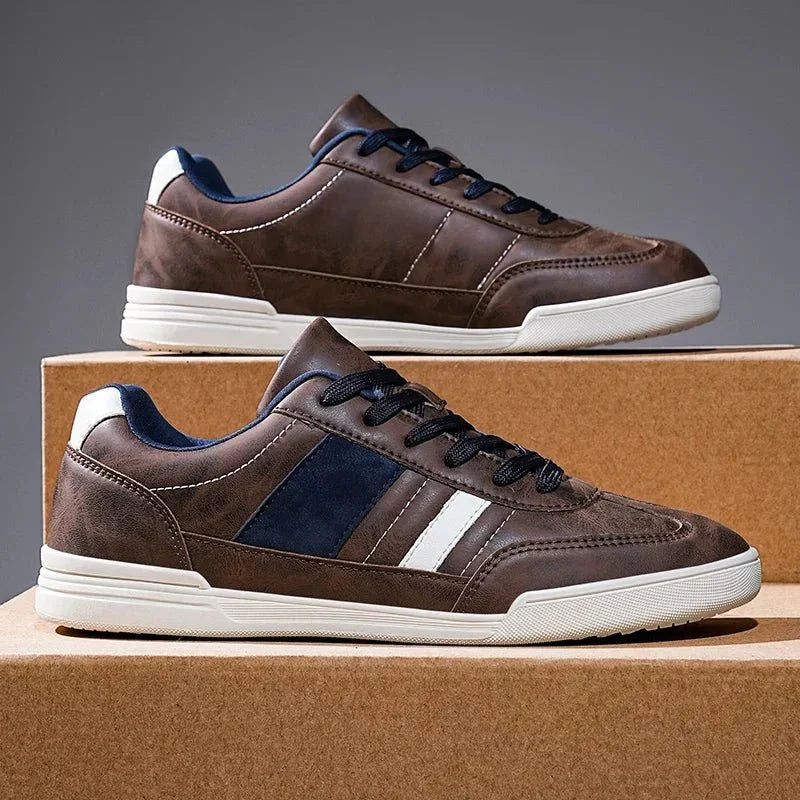 Zapatillas Hombre Casual Puntera Ancha Suela TPR Perfil Bajo