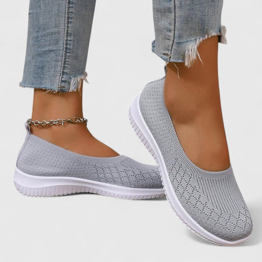 Zapatos ortopédicos mujer tejido transpirable suela ergonómica slip-on - Mavetta