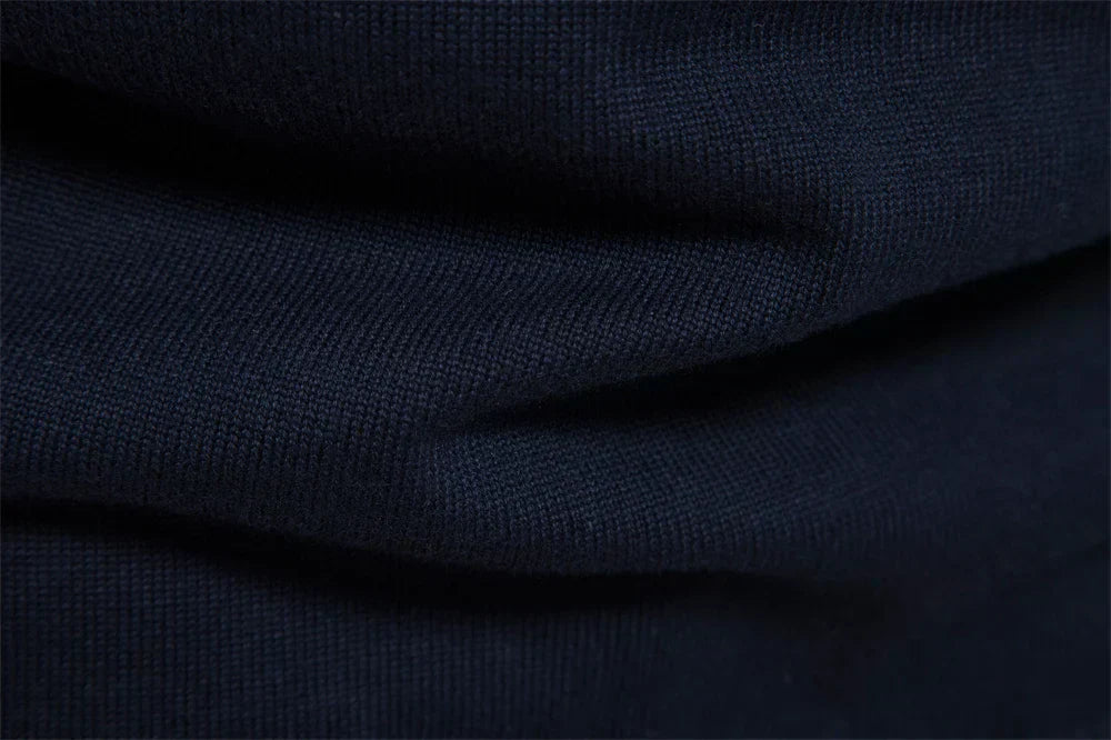 Jersey Hombre Algodón Cremallera Corta Diseño Rayas