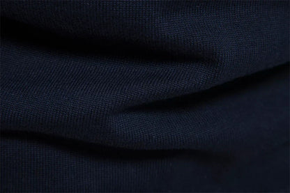Jersey Hombre Algodón Cremallera Corta Diseño Rayas