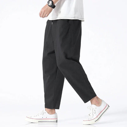 Pantalón Hombre de Lino Ligero y Transpirable
