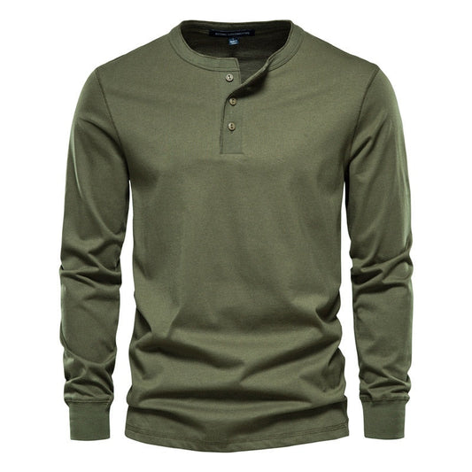 Camisa casual hombre manga larga algodón - Mavetta