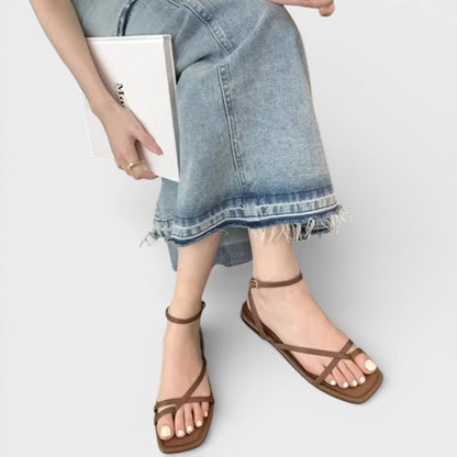 Sandalias Gladiadoras Mujer Ajuste Verano