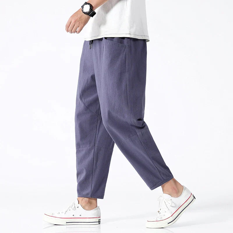 Pantalón Hombre de Lino Ligero y Transpirable - Mavetta