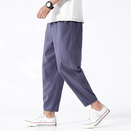 Pantalón Hombre de Lino Ligero y Transpirable - Mavetta