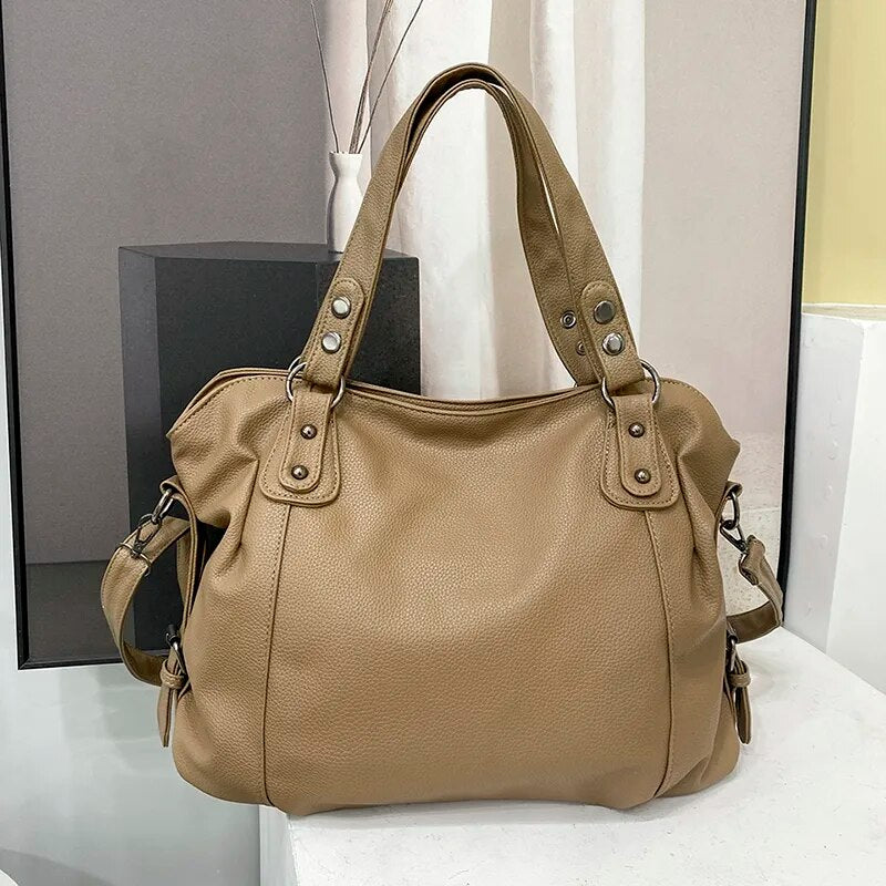Bolso Tote Mujer Grande de Hombro con Cremallera