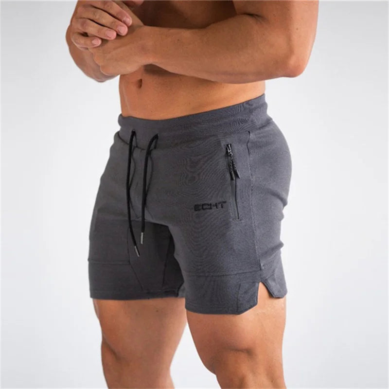 Pantalones cortos hombre deportivos con bolsillos y cordón ajustable - Mavetta