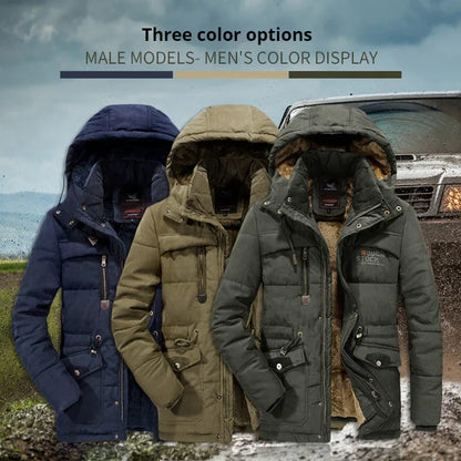 Chaqueta táctica hombre con capucha para exteriores resistente