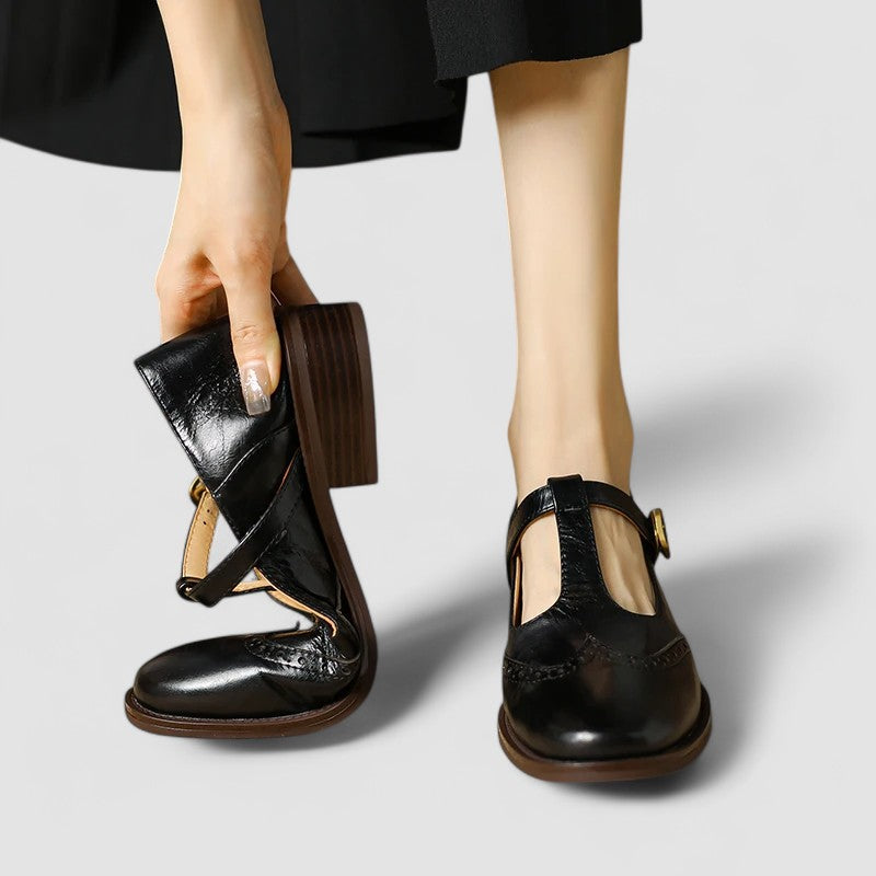 Zapatos Mary Jane Mujer con Correa Ajustable