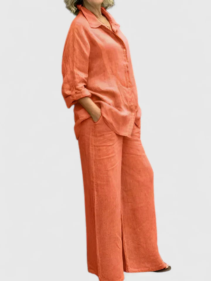 Conjunto Mujer Elegante Comodo Ajuste Regular