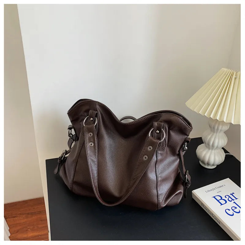 Bolso Tote Mujer Grande de Hombro con Cremallera
