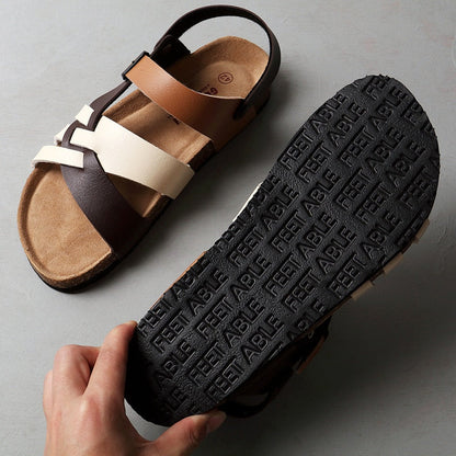 Sandalias Hombre con Tiras Ajustables y Suela Antideslizante